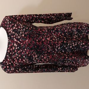 Croft & Barrow 3/4 Sleeve Textured Blouse Top